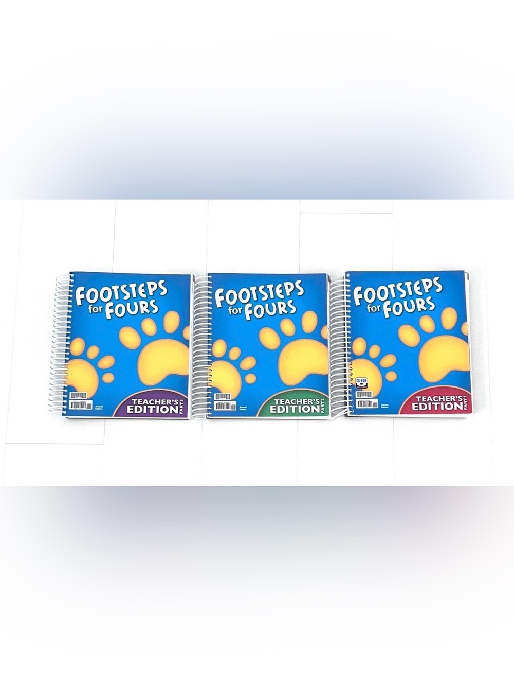 BJU Footsteps for Fours K4 Teachers Edition USED